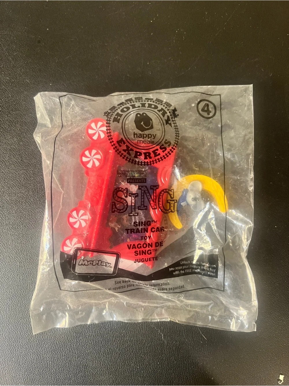 2017 McDonald’s Happy Meal Toy HOLIDAY EXPRESS Sing Train Car #4 SEALED